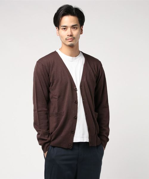 THISIS(ディスイズ)の「Vネック カーディガン(カーディガン/ボレロ・メンズ・ブラック/チャコール/ワインレッド/ブラウン/マスタード/ネイビー/ブラック系その他/グレー系その他/ブルー・MEDIUM/LARGE/X-LARGE)」の18枚目の写真
