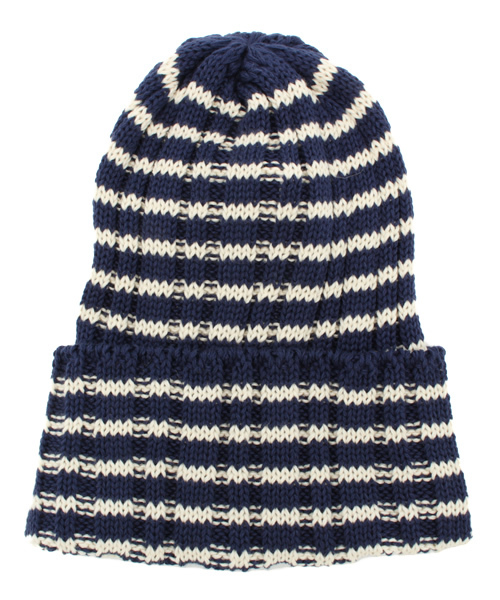 BEAMS LIGHTS Men's（ビームスライツ メンズ）の「Π○BEAMS LIGHTS / ボーダーワッチキャップ（ニットキャップ/ビーニー・メンズ・ナチュラル/レッド/ネイビー・ONE SIZE）」の3枚目の写真