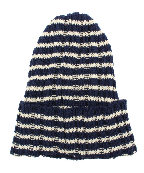 BEAMS LIGHTS Men's（ビームスライツ メンズ）の「Π○BEAMS LIGHTS / ボーダーワッチキャップ（ニットキャップ/ビーニー・メンズ・ナチュラル/レッド/ネイビー・ONE SIZE）」の9枚目の写真