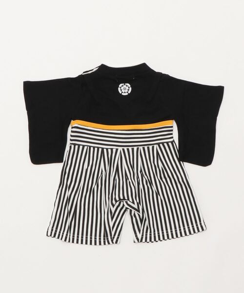 Aenak (アエナック)の「【Aenak/アエナック】羽織はかまロンパース 男の子(ロンパース・キッズ・ホワイト/ブラック/杢グレー・90/80/70/60)」の4枚目の写真