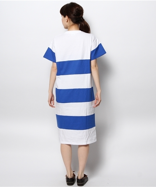 BEAMS BOY（ビームスボーイ）の「les Briqu’a braque /  ビッグボーダードレス（ワンピース・レディース・ホワイト・ONE SIZE）」の4枚目の写真