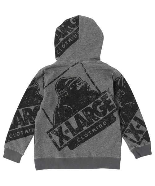 XLARGE KIDS（エクストララージキッズ）の「OG PULLOVER SEWAT HOODIE（パーカー・キッズ・アッシュ/ピンク・4T/5T/6T/7T/8T）」の5枚目の写真