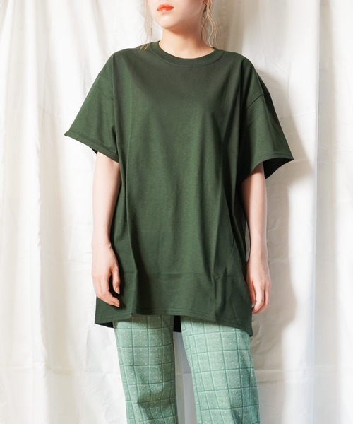GILDAN(ギルダン)の「/GILDAN/6.0oz Tシャツ(Tシャツ/カットソー・レディース・ホワイト/ブラック/ベージュ/ネイビー/ブラウン/オリーブ/カーキ/グリーン/ワインレッド/ピンク/ライム/オレンジ・SMALL/MEDIUM/LARGE/X-LARGE/XX-LARGE)」の8枚目の写真