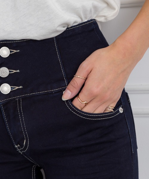 SpRay(スプレイ)の「ストレッチハイウェストSKINNY(その他パンツ・レディース・ブラック/インディゴブルー/ダークインディゴブルー・SMALL/MEDIUM/LARGE/X-SMALL)」の9枚目の写真