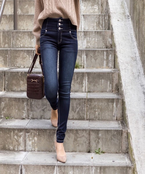 SpRay(スプレイ)の「ストレッチハイウェストSKINNY(その他パンツ・レディース・ブラック/インディゴブルー/ダークインディゴブルー・SMALL/MEDIUM/LARGE/X-SMALL)」の21枚目の写真