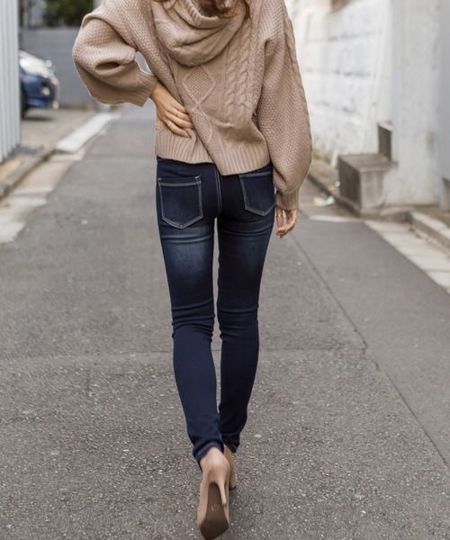 SpRay(スプレイ)の「ストレッチハイウェストSKINNY(その他パンツ・レディース・ブラック/インディゴブルー/ダークインディゴブルー・SMALL/MEDIUM/LARGE/X-SMALL)」の16枚目の写真