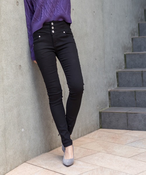 SpRay(スプレイ)の「ストレッチハイウェストSKINNY(その他パンツ・レディース・ブラック/インディゴブルー/ダークインディゴブルー・SMALL/MEDIUM/LARGE/X-SMALL)」の14枚目の写真