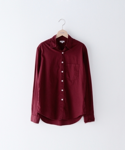 BEAUTY&YOUTH UNITED ARROWS（ビューティーアンドユースユナイテッドアローズ）の「＜steven alan＞ G/DYE OXFD RV/SM REG/ｼｬﾂ（シャツ/ブラウス・メンズ・ネイビー/ワインレッド・X-LARGE/MEDIUM/LARGE/SMALL）」の2枚目の写真