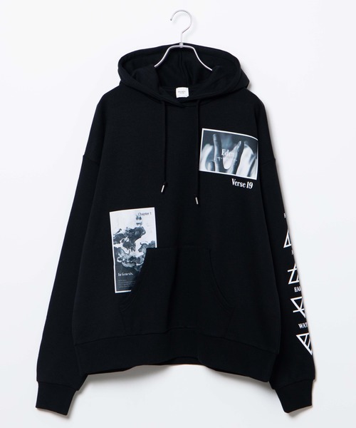 WEGO(ウィゴー)の「WEGO/Photoビッグシルエットプルパーカー(パーカー・メンズ・ホワイト/ブラック・MEDIUM/LARGE)」の21枚目の写真