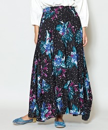 チャイハネ | 【チャイハネ】フラワードット柄ロングスカート(スカート)