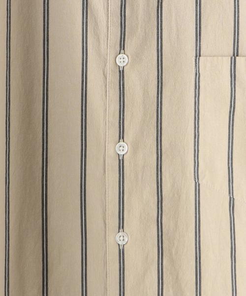 Steven Alan（スティーブンアラン）の「＜Steven Alan＞ HI/TWIST STRIPE BOX SINGLE NEEDLE SHIRT-BOLD/シャツ（シャツ/ブラウス・メンズ・ナチュラル/ベージュ・LARGE/X-LARGE/MEDIUM/SMALL）」の15枚目の写真