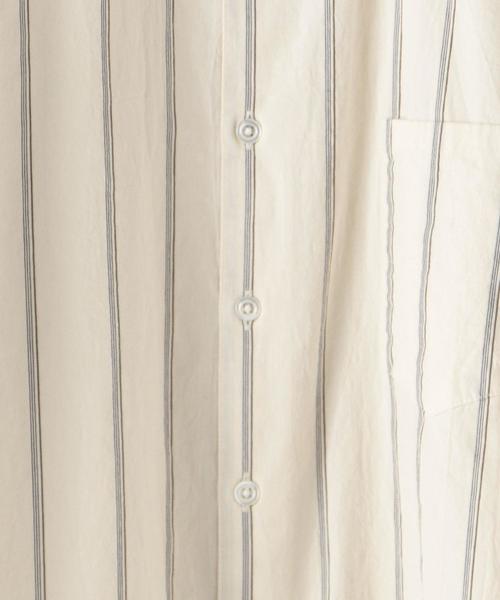 Steven Alan（スティーブンアラン）の「＜Steven Alan＞ HI/TWIST STRIPE BOX SINGLE NEEDLE SHIRT-BOLD/シャツ（シャツ/ブラウス・メンズ・ナチュラル/ベージュ・LARGE/X-LARGE/MEDIUM/SMALL）」の9枚目の写真