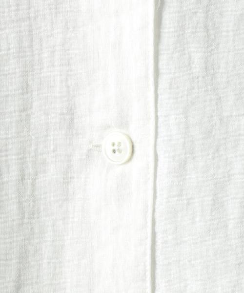 BEAUTY&YOUTH UNITED ARROWS（ビューティーアンドユースユナイテッドアローズ）の「BY ワッシャーオープンカラーシャツо（シャツ/ブラウス・レディース・ホワイト/ライトピンク・FREE）」の18枚目の写真