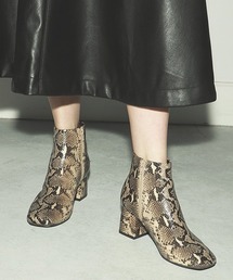 Casselini | Casselini（キャセリーニ）スクエアショートブーツ(ブーツ)