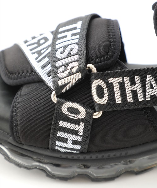 Tomo & Co（トモアンドシーオー）の「【Tomo&Co】厚底サンダル(THISNOTHARE) / TM-NAME-0014（サンダル・メンズ・ブラック・5/26/27）」の8枚目の写真