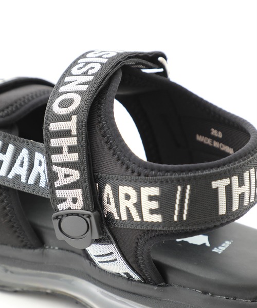 Tomo & Co（トモアンドシーオー）の「【Tomo&Co】厚底サンダル(THISNOTHARE) / TM-NAME-0014（サンダル・メンズ・ブラック・5/26/27）」の11枚目の写真