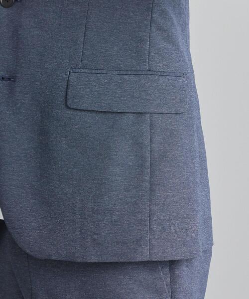 WORK TRIP OUTFITS GREEN LABEL RELAXING（ワークトリップアウトフィッツグリーンレーベル リラクシング）の「＜ 機能 / 洗濯機洗い可・防シワ・ストレッチ ＞ WTO Pカラミ スリム NT HP ジャケット（テーラードジャケット・メンズ・ネイビー/ブラウン・XS/42/S/44/M/46/L/48/XL/50/XXS/40）」の10枚目の写真