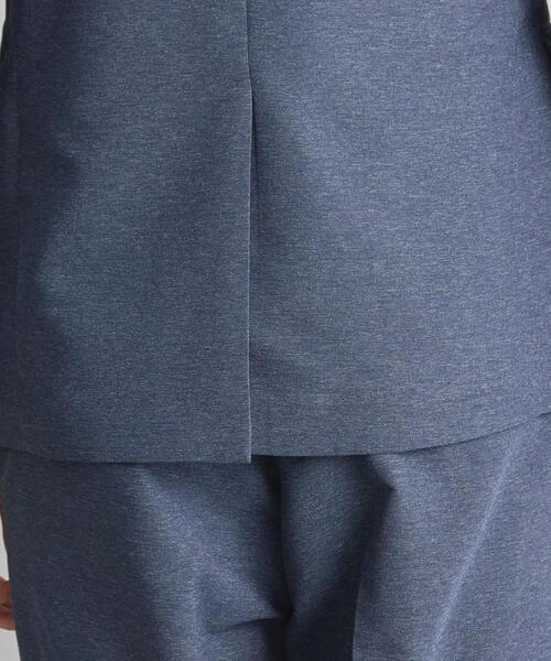 WORK TRIP OUTFITS GREEN LABEL RELAXING（ワークトリップアウトフィッツグリーンレーベル リラクシング）の「＜ 機能 / 洗濯機洗い可・防シワ・ストレッチ ＞ WTO Pカラミ スリム NT HP ジャケット（テーラードジャケット・メンズ・ネイビー/ブラウン・XS/42/S/44/M/46/L/48/XL/50/XXS/40）」の11枚目の写真