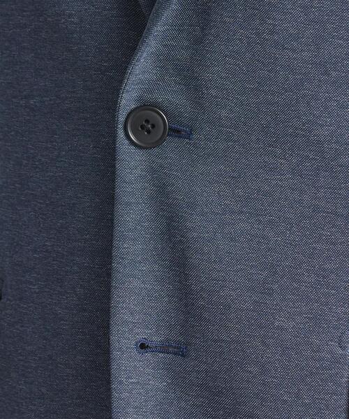 WORK TRIP OUTFITS GREEN LABEL RELAXING（ワークトリップアウトフィッツグリーンレーベル リラクシング）の「＜ 機能 / 洗濯機洗い可・防シワ・ストレッチ ＞ WTO Pカラミ スリム NT HP ジャケット（テーラードジャケット・メンズ・ネイビー/ブラウン・XS/42/S/44/M/46/L/48/XL/50/XXS/40）」の13枚目の写真