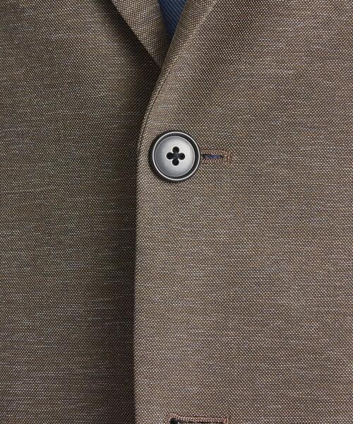 WORK TRIP OUTFITS GREEN LABEL RELAXING（ワークトリップアウトフィッツグリーンレーベル リラクシング）の「＜ 機能 / 洗濯機洗い可・防シワ・ストレッチ ＞ WTO Pカラミ スリム NT HP ジャケット（テーラードジャケット・メンズ・ネイビー/ブラウン・XS/42/S/44/M/46/L/48/XL/50/XXS/40）」の17枚目の写真