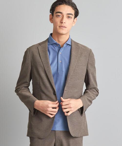 WORK TRIP OUTFITS GREEN LABEL RELAXING（ワークトリップアウトフィッツグリーンレーベル リラクシング）の「＜ 機能 / 洗濯機洗い可・防シワ・ストレッチ ＞ WTO Pカラミ スリム NT HP ジャケット（テーラードジャケット・メンズ・ネイビー/ブラウン・XS/42/S/44/M/46/L/48/XL/50/XXS/40）」の21枚目の写真