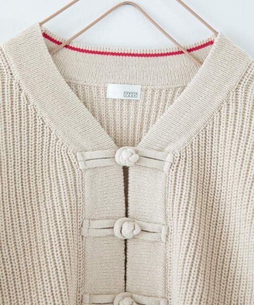 LOWRYS FARM（ローリーズファーム）の「チャイナカーデ　890013（カーディガン/ボレロ・キッズ・グレー/チャコールグレー/ベージュ・MEDIUM/LARGE/X-LARGE）」の9枚目の写真