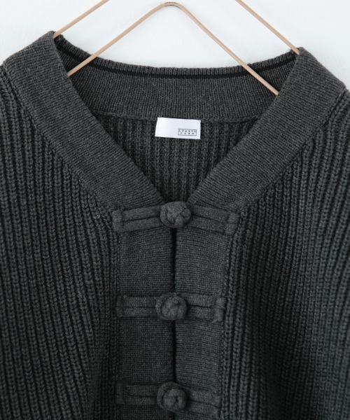 LOWRYS FARM（ローリーズファーム）の「チャイナカーデ　890013（カーディガン/ボレロ・キッズ・グレー/チャコールグレー/ベージュ・MEDIUM/LARGE/X-LARGE）」の8枚目の写真