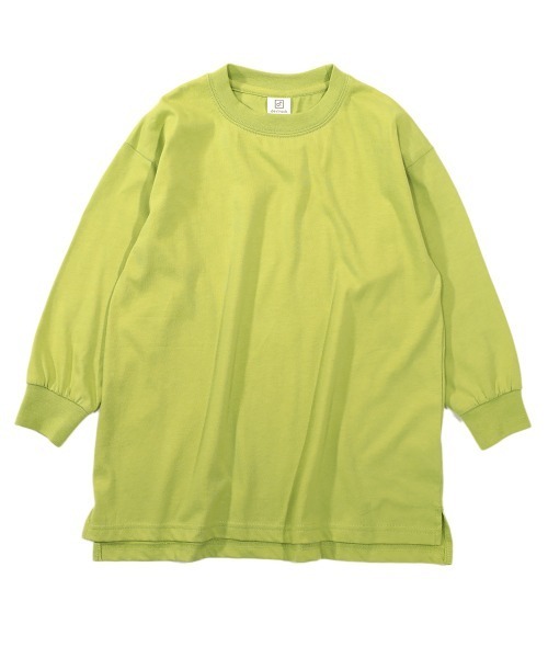 devirock(デビロック)の「ロング丈長袖Tシャツ(Tシャツ/カットソー・キッズ・グリーン系その他/ダークオリーブ/ホワイト/パープル系その他/ブラック/ダークベージュ・160cm/150cm/100cm/140cm/120cm/110cm/130cm)」の10枚目の写真