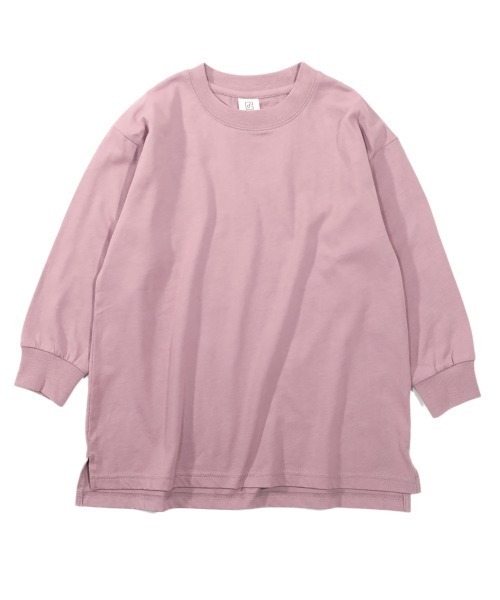 devirock(デビロック)の「ロング丈長袖Tシャツ(Tシャツ/カットソー・キッズ・グリーン系その他/ダークオリーブ/ホワイト/パープル系その他/ブラック/ダークベージュ・160cm/150cm/100cm/140cm/120cm/110cm/130cm)」の16枚目の写真
