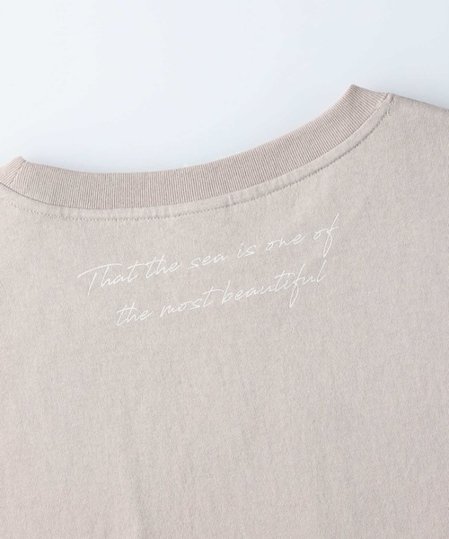 RAG MACHINE（ラグマシーン）の「【RAG MACHINE】フォトデザインＴシャツ（Tシャツ/カットソー・レディース・ホワイト/ベージュ/ダークグレー・M/L）」の10枚目の写真