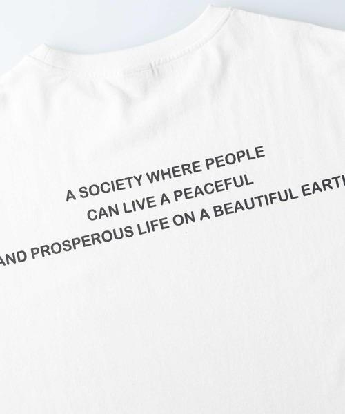 RAG MACHINE（ラグマシーン）の「【RAG MACHINE】フォトデザインＴシャツ（Tシャツ/カットソー・レディース・ホワイト/ベージュ/ダークグレー・M/L）」の21枚目の写真