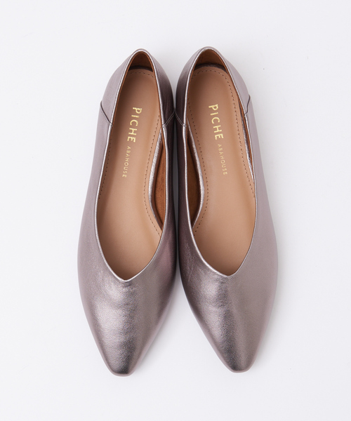 PICHE ABAHOUSE(ピシェ アバハウス)の「バブーシュ2WAYフラットシューズ(パンプス・レディース・ブラック/その他/ブロンズ・40/38/39/35/36/37/34)」の8枚目の写真
