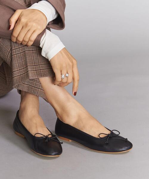 BEAUTY&YOUTH UNITED ARROWS（ビューティーアンドユースユナイテッドアローズ）の「＜MERITXELL＞レザーバレエシューズ ◆（バレエシューズ・レディース・コバルトブルー/モカ/ブラック・38/39/36/37）」の13枚目の写真