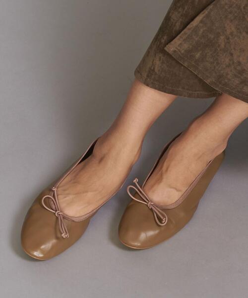 BEAUTY&YOUTH UNITED ARROWS（ビューティーアンドユースユナイテッドアローズ）の「＜MERITXELL＞レザーバレエシューズ ◆（バレエシューズ・レディース・コバルトブルー/モカ/ブラック・38/39/36/37）」の14枚目の写真