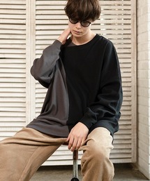UP START | リメイク風サーマルビッグロンTee(Tシャツ/カットソー)
