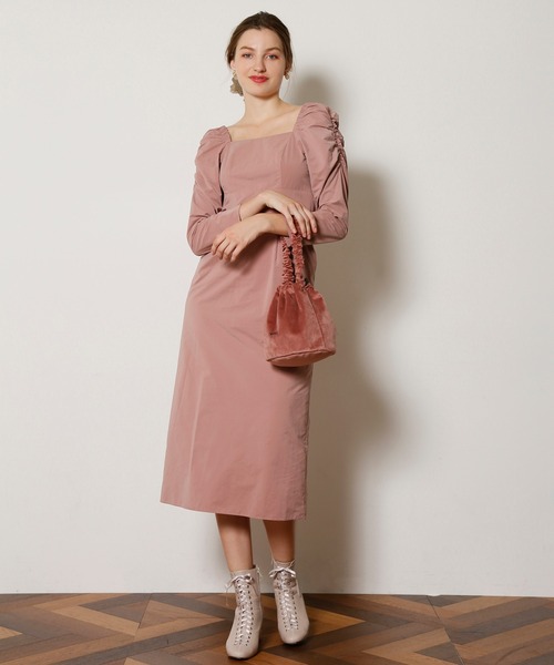 セール 袖コンシャスワンピース ワンピース Seemi Byniceclaup シーミーバイナイスクラップ のファッション通販 Zozotown