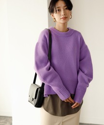 ADAM ET ROPE' | 【INもOUTも】タスマニアウールフォルムニット(ニット/セーター)