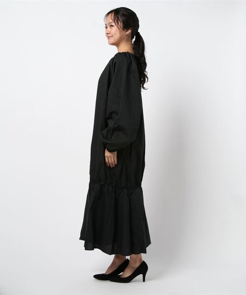 M_（エムアンダーバー）の「【M_】ORGANIC COTTON FLOWER ドレス