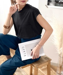 Java | 《JaVaジャバ コラボ》綿100％USAコットン。大人カジュアルポケットTシャツ(Tシャツ/カットソー)