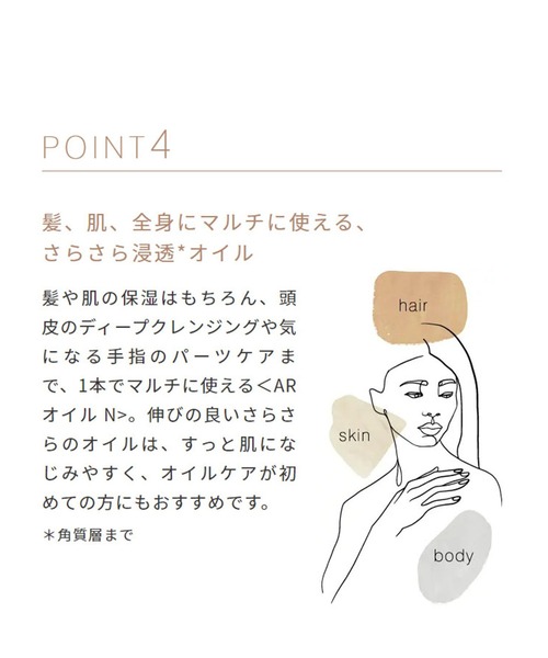 john ｍasters organics（ジョンマスターオーガニック）の「ARオイル Ｎ（アルガン）59mL（ヘアオイル/ヘアミルク・レディース・その他・FREE）」の3枚目の写真