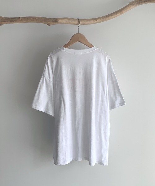 CANAL JEAN（キャナルジーン）の「via j(ヴィアジェイ) "GREENDALE"半袖Tシャツ（Tシャツ/カットソー・レディース・ホワイト/ブラック/ヘザーグレー・ONE SIZE）」の13枚目の写真