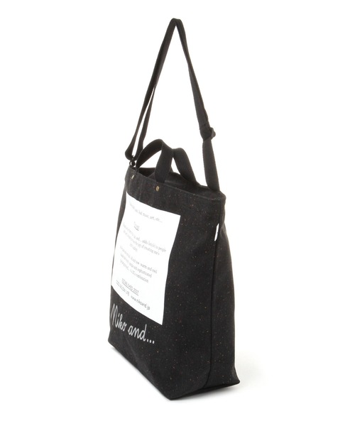 niko and...（ニコアンド）の「オリジナルリカバーニコロゴ2WAYトートバッグ（トートバッグ・レディース・グレー/ホワイト/ブラック・0）」の11枚目の写真