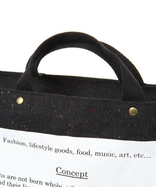 niko and...（ニコアンド）の「オリジナルリカバーニコロゴ2WAYトートバッグ（トートバッグ・レディース・グレー/ホワイト/ブラック・0）」の14枚目の写真