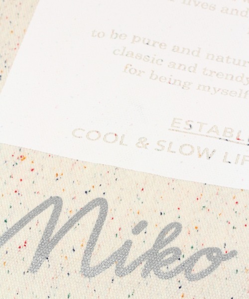 niko and...（ニコアンド）の「オリジナルリカバーニコロゴ2WAYトートバッグ（トートバッグ・レディース・グレー/ホワイト/ブラック・0）」の18枚目の写真