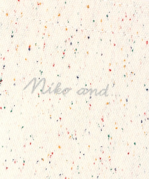 niko and...（ニコアンド）の「オリジナルリカバーニコロゴ2WAYトートバッグ（トートバッグ・レディース・グレー/ホワイト/ブラック・0）」の5枚目の写真