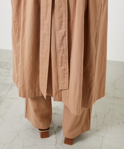 AZUL ENCANTO（アズールエンカント）の「ロングジレ（ワンピース・レディース・ベージュ/ネイビー/イエロー・FREE）」の14枚目の写真