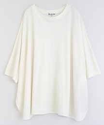RNA-N | M1640 40/-強撚SZ天竺ポンチョTシャツ(Tシャツ/カットソー)