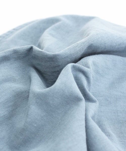 RNA-N（アールエヌエーエヌ）の「M1640 40/-強撚SZ天竺ポンチョTシャツ（Tシャツ/カットソー・レディース・ベージュ/キナリ/ブルー/ネイビー・MEDIUM）」の9枚目の写真