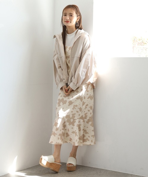 one after another NICE CLAUP（ワンアフターアナザーナイスクラップ）の「ボリューム袖マウンテンパーカー（マウンテンパーカー・レディース・アイボリー/ブラック/チャコールグレー/ミント・FREE）」の11枚目の写真