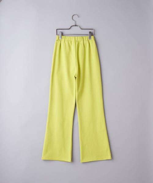 CIAOPANIC（チャオパニック）の「【SCENE by CIAOPANIC/シーンバイチャオパニック】カットフレアパンツ/WEB限定（スラックス・レディース・オフホワイト/ライム・FREE）」の5枚目の写真